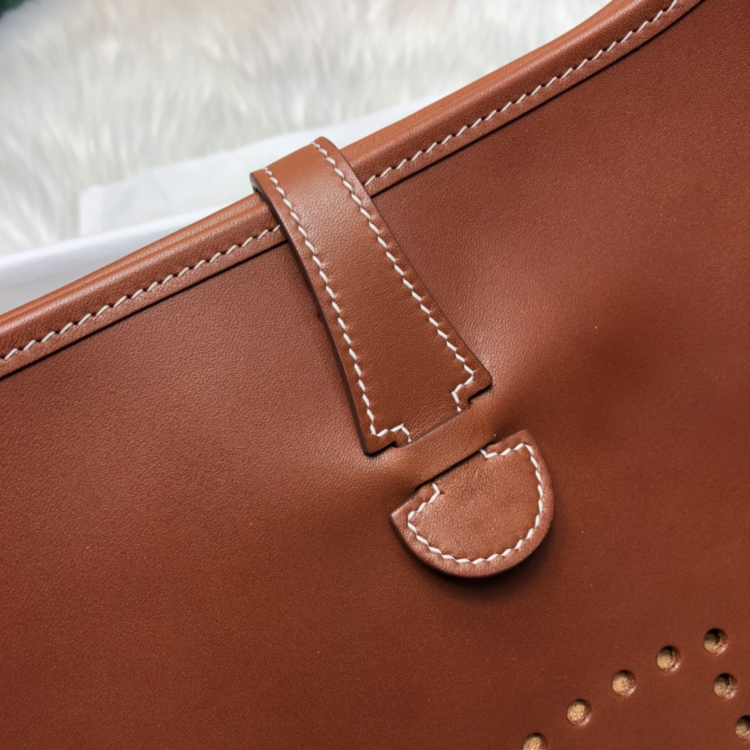 에르메스 에블린29 골드브라운 은장